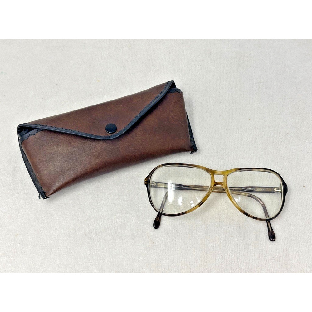 Vintage 60s‎ 70s Swank France Sunglasses Frames Smoky Brown